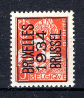 PRE280A MNH** 1934 - BRUXELLES 1934 BRUSSEL  - Sobreimpresos 1932-36 (Ceres Y Mercurio)