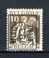 PRE265A MNH** 1933 - BELGIQUE 1933 BELGIE - Sobreimpresos 1932-36 (Ceres Y Mercurio)
