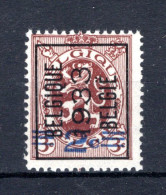 PRE256A MNH** 1933 - BELGIQUE 1933 BELGIE  - Typos 1929-37 (Heraldischer Löwe)