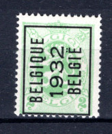 PRE251A MNH** 1932 - BELGIQUE 1932 BELGIE - Typos 1929-37 (Lion Héraldique)