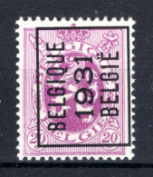 PRE249A MNH** 1931 - BELGIQUE 1931 BELGIE - Typo Precancels 1929-37 (Heraldic Lion)