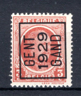 PRE186A MNH** 1929 - GENT 1929 GAND - Typografisch 1922-31 (Houyoux)