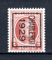 PRE185B MNH** 1929 - CHARLEROI 1929 - Typografisch 1922-31 (Houyoux)