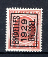 PRE184A MNH** 1929 - BRUXELLES 1929 BRUSSEL - Typo Precancels 1922-31 (Houyoux)