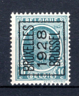 PRE178A MNH** 1928 - BRUXELLES 1928 BRUSSEL  - Tipo 1922-31 (Houyoux)