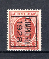 PRE167B MNH** 1928 - CHARLEROY 1928 - Typografisch 1922-31 (Houyoux)