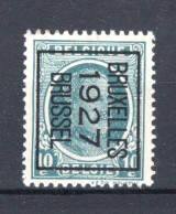 PRE162B MNH** 1927 - BRUXELLES 1927 BRUSSEL - Typografisch 1922-31 (Houyoux)