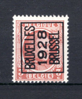 PRE166A MNH** 1928 - BRUXELLES 1928 BRUSSEL - Tipo 1922-31 (Houyoux)