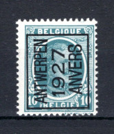 PRE161A MNH** 1927 - ANTWERPEN 1927 ANVERS - Typos 1922-31 (Houyoux)