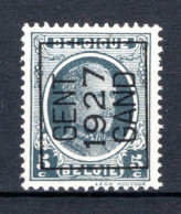 PRE158A MNH** 1927 - GENT 1927 GAND - Typografisch 1922-31 (Houyoux)