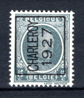 PRE157A MNH** 1927 - CHARLEROY 1927 - Tipo 1922-31 (Houyoux)