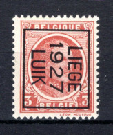 PRE154B MNH** 1927 - LIEGE 1927 LUIK - Typos 1922-31 (Houyoux)