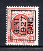 PRE152A MNH** 1927 - GENT 1927 GAND - Typos 1922-31 (Houyoux)