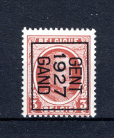 PRE152B MNH** 1927 - GENT 1927 GAND - Typos 1922-31 (Houyoux)