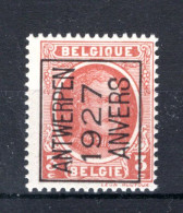 PRE149A MNH** 1927 - ANTWERPEN 1927 ANVERS - Tipo 1922-31 (Houyoux)