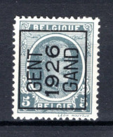PRE143A MNH** 1926 - GENT 1926 GAND - Tipo 1922-31 (Houyoux)