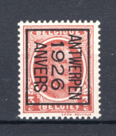 PRE138B MNH** 1926 - ANTWERPEN 1926 ANVERS - Typos 1922-31 (Houyoux)