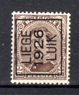 PRE132A-II MNH** 1926 - LIEGE 1926 LUIK - Typos 1922-26 (Albert I)