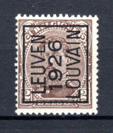 PRE131A-II MNH** 1926 - LEUVEN 1926 LOUVAIN - Typografisch 1922-26 (Albert I)