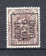 PRE130A-III MNH** 1926 - GENT 1926 GAND - Sobreimpresos 1922-26 (Alberto I)