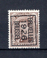 PRE128B-II MNH** 1926 - BRUXELLES 1926 BRUSSEL - Typos 1922-26 (Albert I)