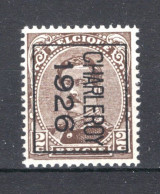 PRE129B-II MNH** 1926 - CHARLEROY 1927  - Tipo 1922-26 (Alberto I)