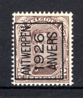 PRE127A MNH** 1926 - ANTWERPEN 1926 ANVERS - Typografisch 1922-26 (Albert I)