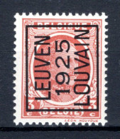 PRE119A MNH** 1925 - LEUVEN 1925 LOUVAIN - Typografisch 1922-31 (Houyoux)