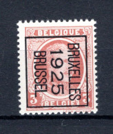 PRE116B MNH** 1925 - BRUXELLES 1925 BRUSSEL  - Typo Precancels 1922-31 (Houyoux)