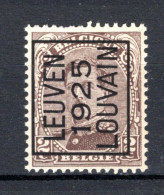 PRE112A MNH** 1925 - LEUVEN 1925 LOUVAIN - Typografisch 1922-26 (Albert I)