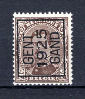 PRE111A-II MNH** 1925 - GENT 1925 GAND  - Typografisch 1922-26 (Albert I)