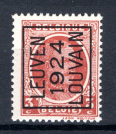 PRE101A MNH** 1924 - LEUVEN 1924 LOUVAIN - Typos 1922-31 (Houyoux)