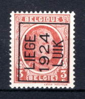 PRE102A MNH** 1924 - LIEGE 1924 LUIK - Typografisch 1922-31 (Houyoux)