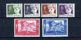 955/960 MNH 1954 - Antiteringzegels - Unused Stamps