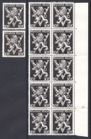 689 MNH** 1944 - Herhaldieke Leeuw Met Grote V (12 Stuks) - Unused Stamps