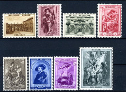 504/511 MNH 1939 - Ten Voordele Van Het Rubenshuis In Antwerpen. - Unused Stamps