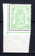 418A-V MNH 1935 - Klein Staatswapen WITTE VLEK AAN POOT -2 - 1935-1949 Small Seal Of The State