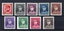 317/324 MNH 1931 - Koning Albert 1 - 1931-1934 Mütze (Képi)