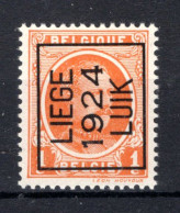 PRE96A MNH** 1924 - LIEGE 1924 LUIK - Typo Precancels 1922-31 (Houyoux)