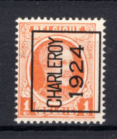PRE93A MNH** 1924 - CHARLEROY 1924 - Typos 1922-31 (Houyoux)