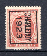 PRE79B MNH** 1923 - CHARLEROY 1923 - Typos 1922-31 (Houyoux)