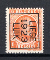 PRE76B MNH** 1923 - LIEGE 1923 LUIK  - Typografisch 1922-31 (Houyoux)