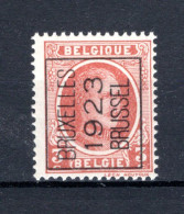 PRE78A MNH** 1923 - BRUXELLES 1923 BRUSSEL - Typografisch 1922-31 (Houyoux)