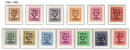 PRE686/698 MNH** 1959 - Cijfer Op Heraldieke Leeuw Type E - REEKS 52 - Typografisch 1951-80 (Cijfer Op Leeuw)