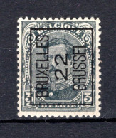 PRE63A MNH** 1922 - BRUXELLES 22 BRUSSEL  - Typo Precancels 1922-26 (Albert I)