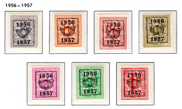 PRE659/665 MNH** 1956 - Cijfer Op Heraldieke Leeuw Type E - REEKS 49 - Typos 1951-80 (Chiffre Sur Lion)