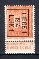 PRE48B MNH** 1914 - LIEGE I 1914 LUIK I - Typografisch 1912-14 (Cijfer-leeuw)