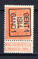 PRE46B MNH** 1914 - GENT I 1914 GAND I - Typos 1912-14 (Löwe)