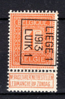PRE39B MNH** 1913 - LIEGE I 1913 LUIK I - Tipo 1912-14 (Leoni)