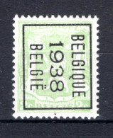PRE330B MNH** 1938 - BELGIQUE 1938 BELGIE - Typos 1936-51 (Petit Sceau)